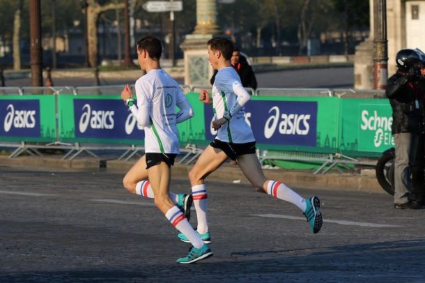 Why do marathon runners wear arm sleeves?