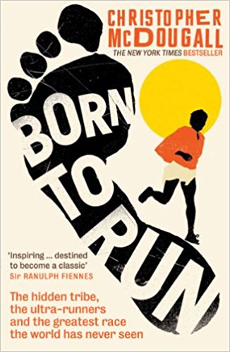 Born to Run running book cover inspiring runners to boost training motivation and endurance.