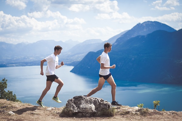 Runner following a personalized training plan to build fitness and prepare for race day
