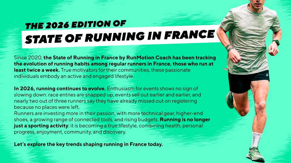 State of running in France 2026 intro