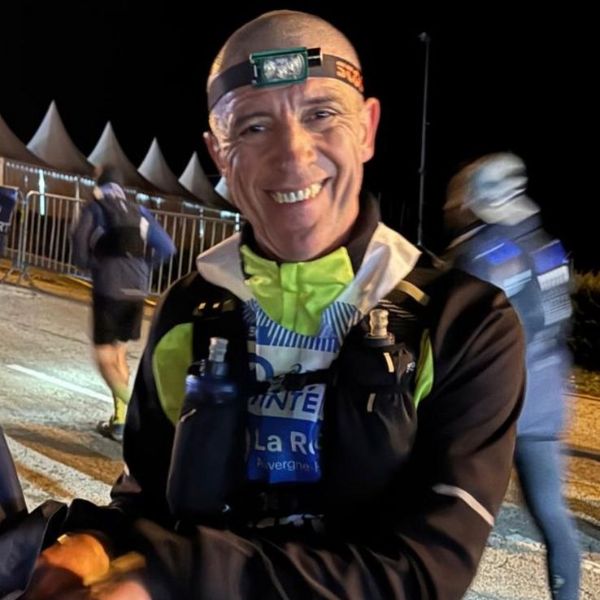 Denis finishes the 82 km SaintéLyon 2024 night trail race after two hip replacements.