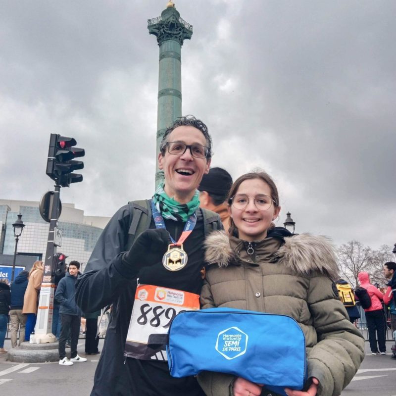 Runner chasing a Paris Half Marathon PR while building toward a sub-3 marathon goal.