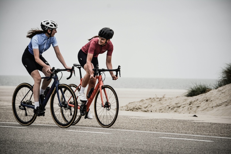 Triathlon cyclist training to ride faster and run stronger during a competitive endurance race.