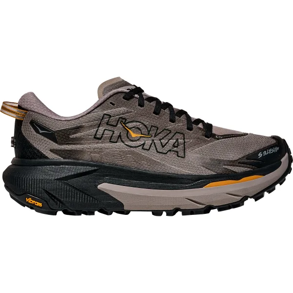 HOKA Mafate 5 long-distance trail running shoes designed for comfort, grip, and endurance on rugged terrain