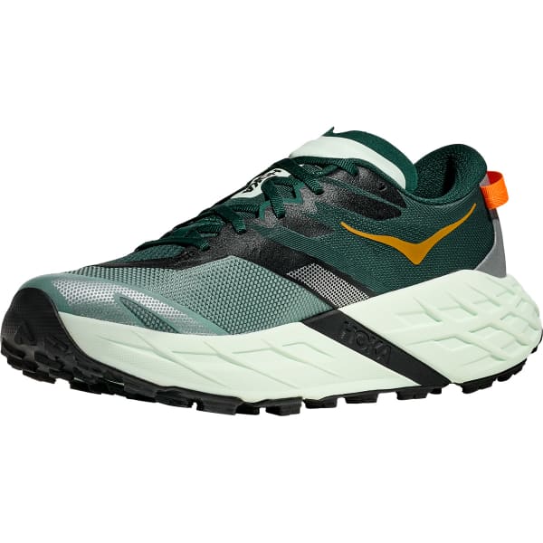 HOKA Speedgoat 7 long-distance trail running shoes designed for comfortable grip and cushioning on rugged terrain