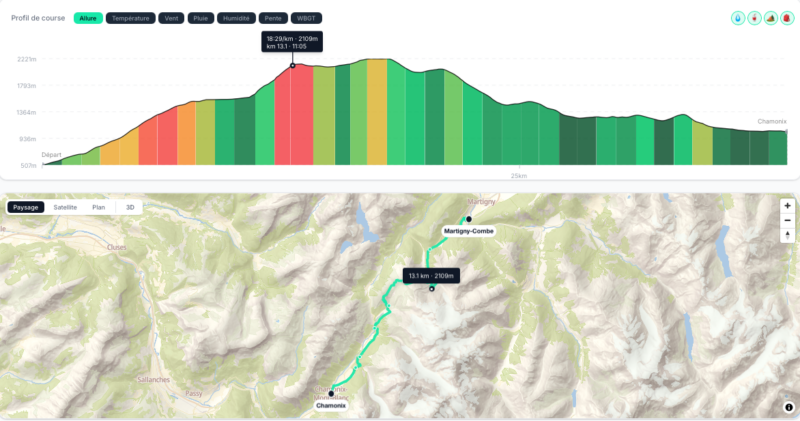 Trail runner follows a race plan with pacing and fueling strategies to finish strong.