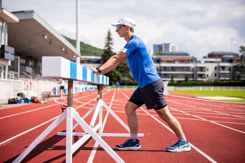 Runner reviewing a day-before-race checklist to prepare for a successful running event
