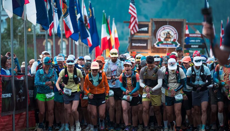 Trail runner training for the Hardrock 100 2027 ultramarathon race, lottery, and mountain course.